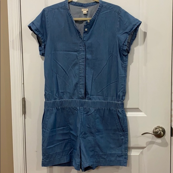 J. Crew Factory Pants - J. crew Factory Chambray Romper